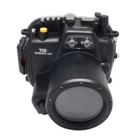 40m Meikon Canon EOS 70D Underwater Housing Waterproof Case 18-135