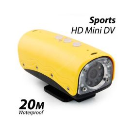 RD32 HD 720P 30FPS Waterproof Action Camera with 8-LED Night Vision