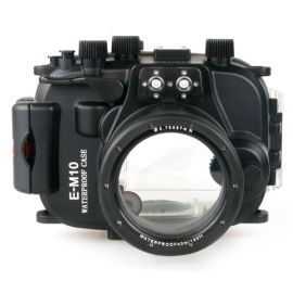 Meikon 60M Olympus OM-D E-M10 Underwater Housing Waterproof Case 14-42