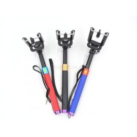 Wholesale Metal Selfie Stick Extendable Monopod For Iphone and Note