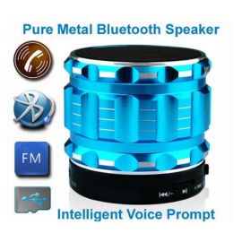 S28 Metal Portable  Mini Bluetooth Speakers Hands Free With FM Radio SD Card