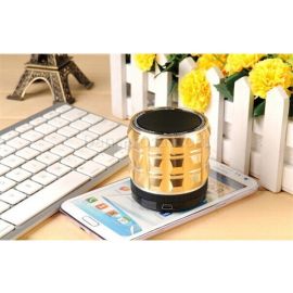 S30 Metal Portable Mini Bluetooth Speakers Bass MP3 Player Support MIC MIC TF Card Hands Free