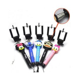 Cartoon Selfie Stick Extendable Monopad 