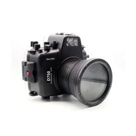 60m Meikon Nikon D750 Underwater Housing Waterproof Case