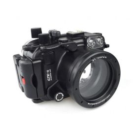 40m Meikon Canon G7XII Underwater Housing Waterproof Case 8.8-36.8mm lens
