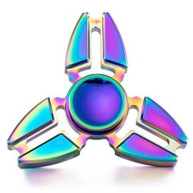 Tri-Star Aluminum Fidget Spinners Fingertip Gyro Toys