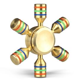 Golden Strong Man Aluminum Fidget Spinners Fingertip Gyro Toys