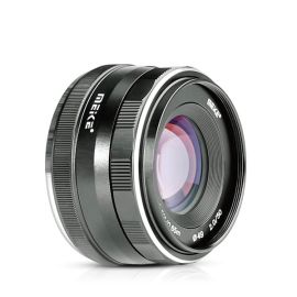 MEKE 50mm F2.0 Large Aperture Manual Focus lens Fujifilm X Mount Mirrorless APS-C Camera 