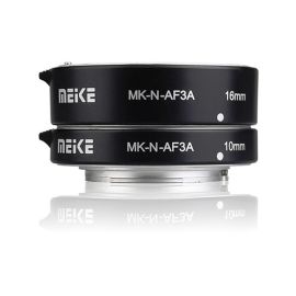 MEIKE Olympus Panasonic Metal Auto Focus Extension Tube Adapter Ring 