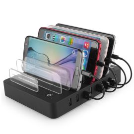 50W 8 Ports Desktop USB Multi-Function Charging Station Dock