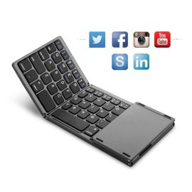 Mini foldable bluetooth Keyboard Tablet iPad Phone