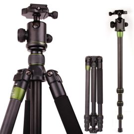 Pro SYS500C carbon tripod monopod ballhead w/ QR plate for DSLR camera