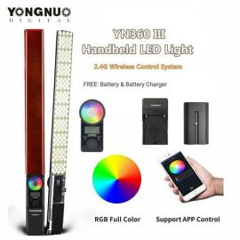Yongnuo YN360 III pro LED video light handheld stick bar