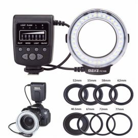 Meike FC-100 Macro Ring Flash Light For Canon Nikon Olympus Panasonic Pentax