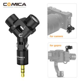 COMICA CVM-VS10 mini XY cardioid stereo 3.5mm TRS mic