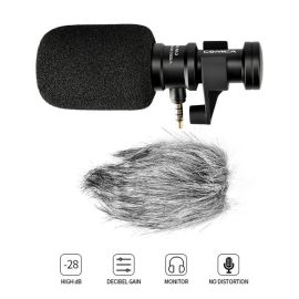 COMICA CVM-VS08 Cardioid Directional Condenser Microphone Video Mic for iPhone Samung Smartphone