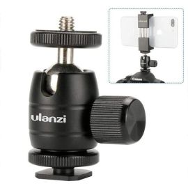Ulanzi Aluminum Super Mini Ball Head Cold Shoe Adapter