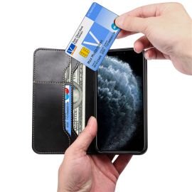 leather wallet case pouch for iPhone 11 pro max 8 7 6 plus C26