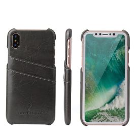 retro waxing leather wallet case for iPhone 12 11 pro max mini 8 7 6 plus C39