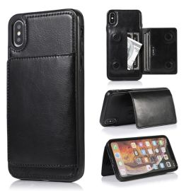 magnetic leather wallet case iPhone 12 11 pro max mini 8 7 6 plus C43