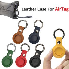 leather protective sleeve cover for airtag