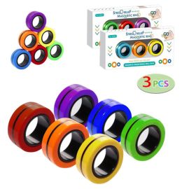 Stress Relief Magnetic Rings Finger Fidget Toy