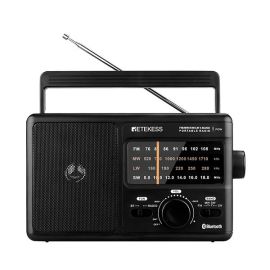 Retekess TR626 AM FM SW LW portable radios bluetooth speaker