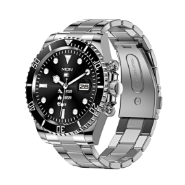 AW12 steel strap sports smart watch