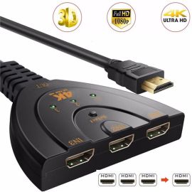 4k 3 in 1 out port HDMI switchers splitters hubs