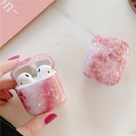 marble texture earphone case for airpods 1 2 pro