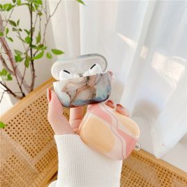 luxury marble earphone case for airpods pro