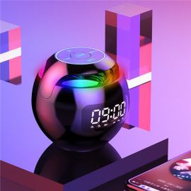 led smart bluetooth speaker fm radio decora alarm clock