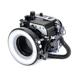 seafrogs sl-108 67mm diving led ring flash light for camera housing