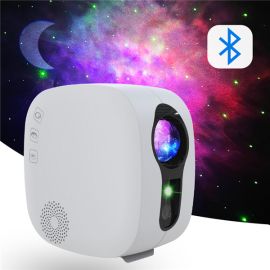 galaxy starry sky laser projector rotating water waving night light 