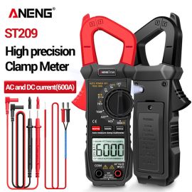 aneng st209 digital clamp meter dc ac 6000 ammeter voltage tester amp