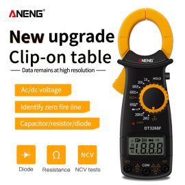 aneng dt3266F digital multimeter capacitor tester rms