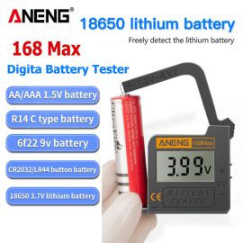 aneng 168max digital lithium battery capacity tester