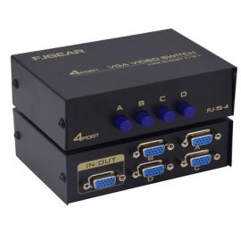 4 ports vga audio video switch box