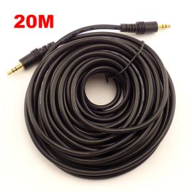 20m vehicle 3.5mm male to male audio cable