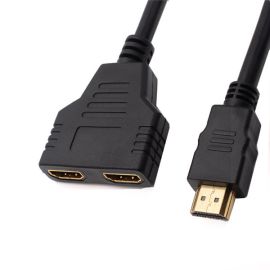 1 in 2 out hdmi splitter cables switchers adapters