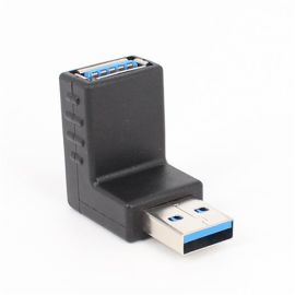 upper elbow male to female usb adapter