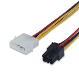 ide 4 pin molex to 6 pin pci-e power cable