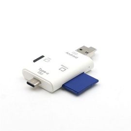 3 in 1 sd micro usb 3.1 type c card reader