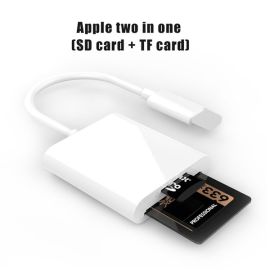 2 in 1 sd tf otg card readers adapters for iPhone