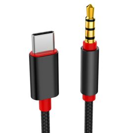 usb type c male to 3.5mm jack car aux audio cable