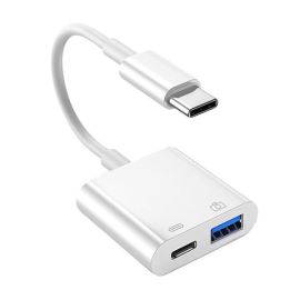 2 in 1 pd usb to type c otg adapter