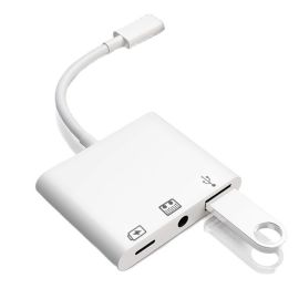 lightning To headphone jack usb otg adapter for iPhone