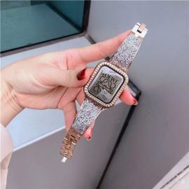 swarovski style bling bracelet metal strap for iwatch 