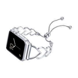 hearts jewelry bracelet stainless steel strap for iwatch app watch