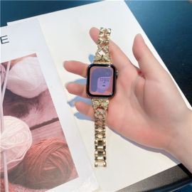 butterfly flower bracelet metal strap for iwatch apple watch